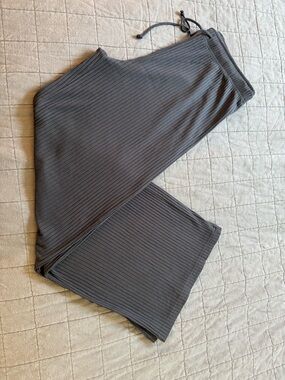 American Eagle Outfitters Ribbed Lounge Pants - Charcoal